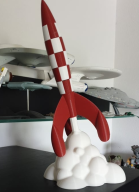 Fusée de Tintin imprimée en 3D
